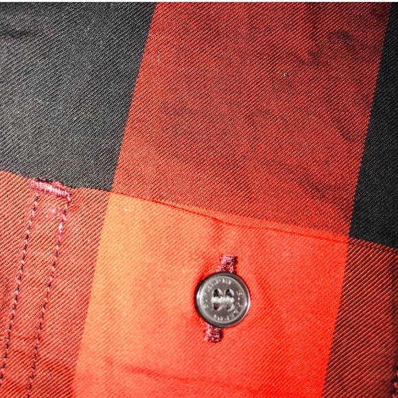 Burberry Toddler Boy Plaid Dress Shirt (Red) - Picture 4 of 5